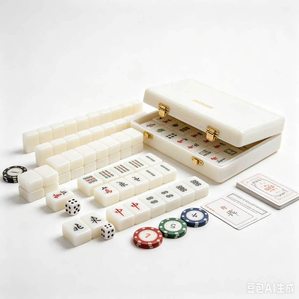 multi color mahjong set custom